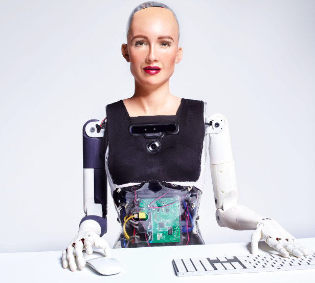 Sophia - Un robot femme avec de l IA